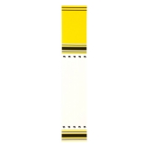 Dekorativní folie Bearpaw - Žlutá/Černá/Bílá - pod letky šípů